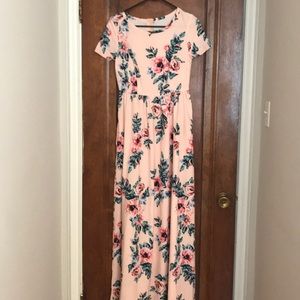 Floral Print Maxi Dress
